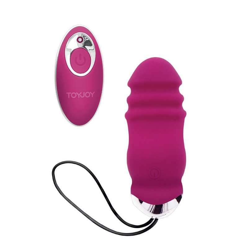 Toyjoy - happiness sunn side up and down vibrator remote control fuchsia 1