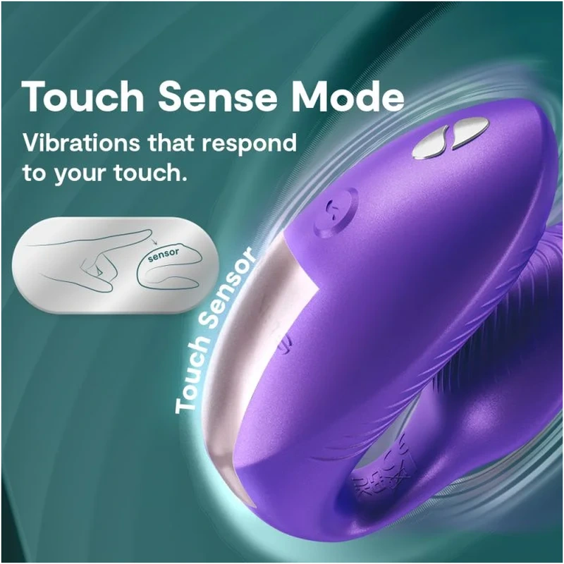We-vibe - chorus pro premium couples vibrator cosmic purple 8