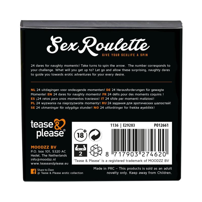 Tease & Please - Sex Roulette Naughty Play (Nl-De-En-Fr-Es-It-Pl-Ru-Se-No)