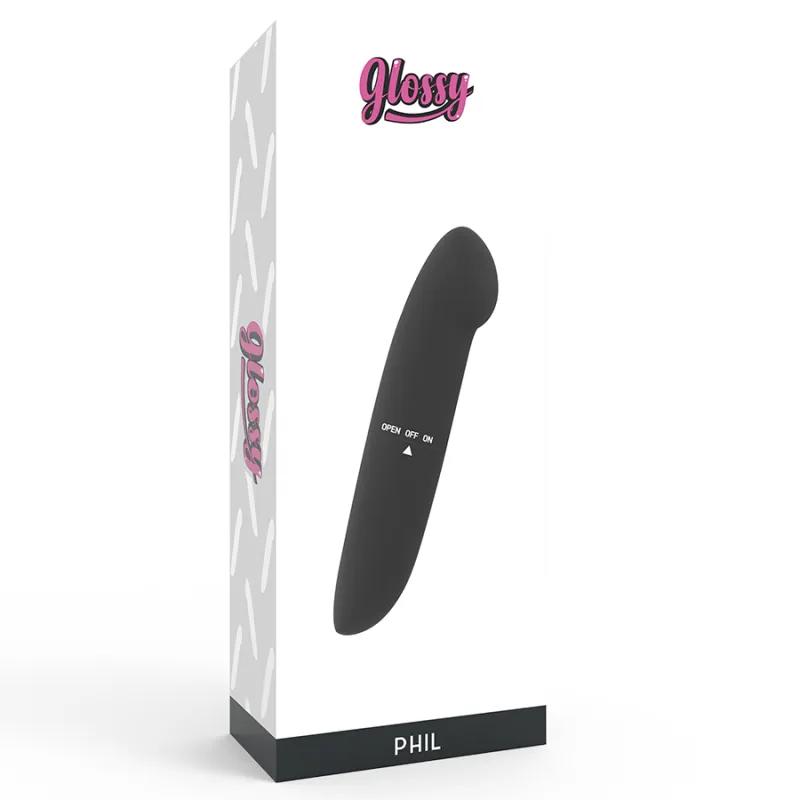 Glossy Phil Vibrator Black 3