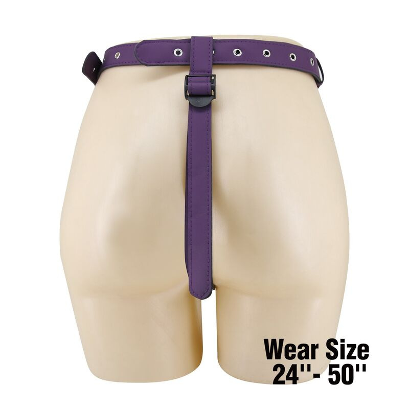 Pretty love - universal strap-on harness briefs purple and black 2