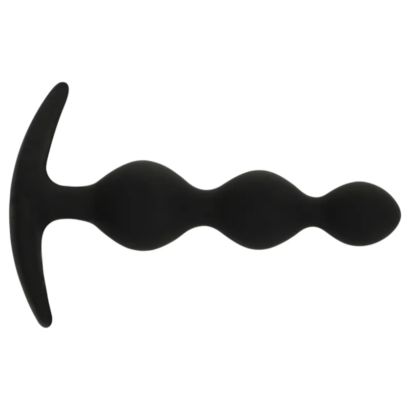 Black&Silver - Rupert Anal Beads 10 Cm 2