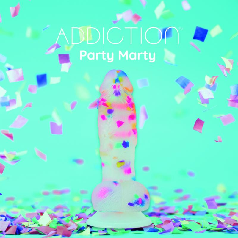 Addiction - Party Marty 7.5 Inch Frost And Confetti