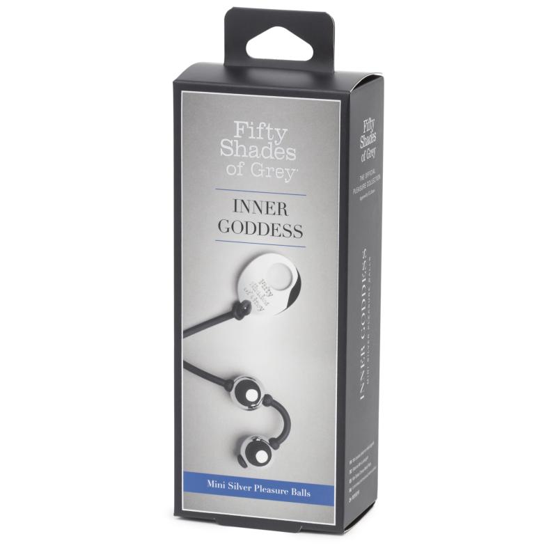 Fifty Shades Of Grey - Inner Goddess Mini Silver Pleasure Balls 85g - Venušiné Guličky 3