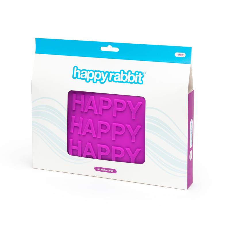 Happy Rabbit - Happy Storage Zip Bag Large Purple