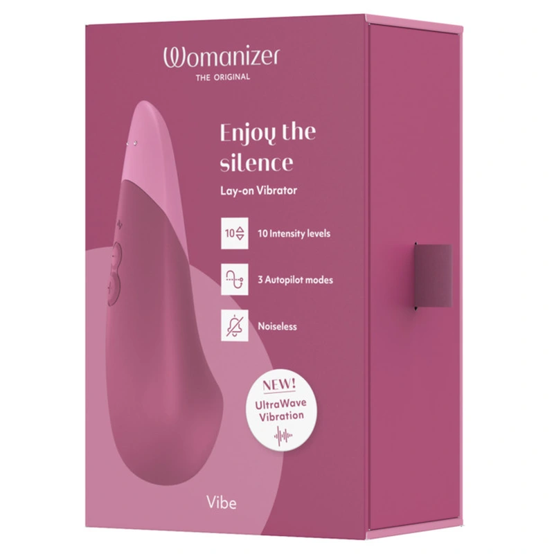 Womanizer - vibe lay-on silent vibrator dusky pink 11