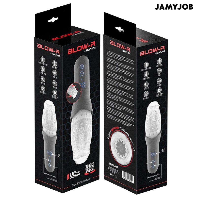 Jamyjob - spinjob 2.0 masturbator with thrusting and rotation 7
