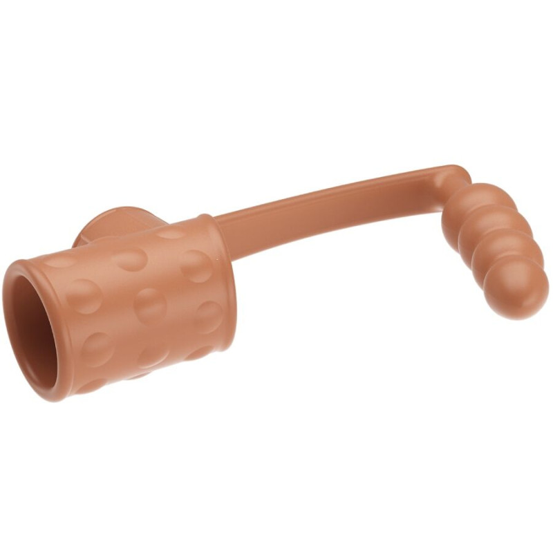 Pretty love - penis sleeve with anal plug natural 3