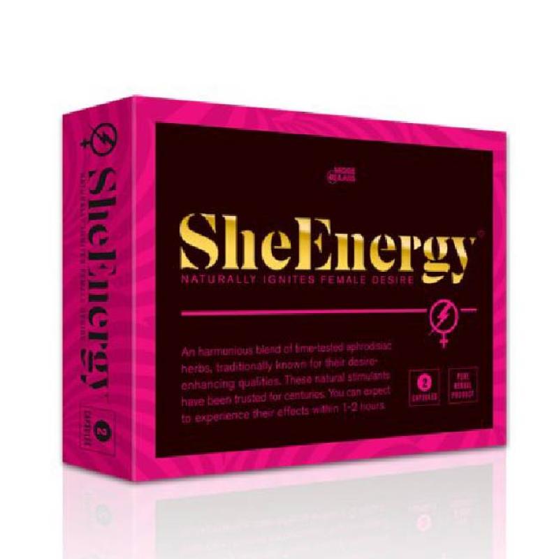 She Energy 2 Ks Kapsúl - Afrodiziakálne Tabletky