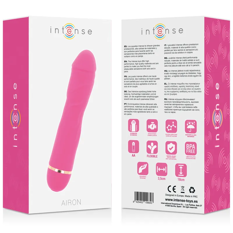 Intense Airon 20 Speeds Silicone Pink 5