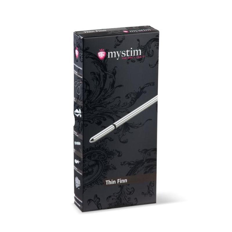 Mystim Thin Finn E-Stim Urethral Sound - Uretrálna Tyčinka 4