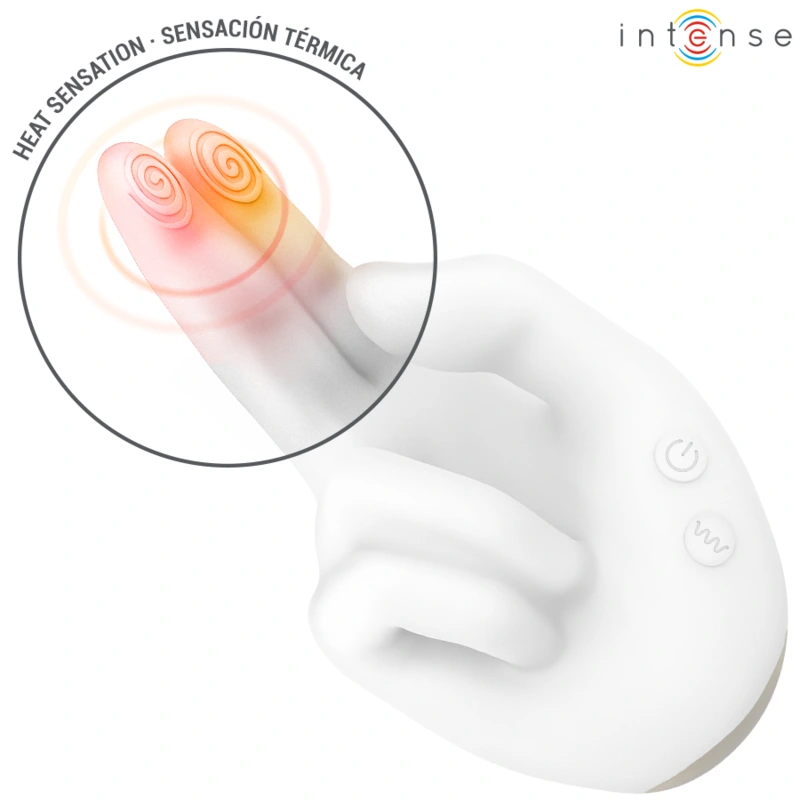 Intense - jimmy hand-shaped multifunction stimulator with vibration and heat 5