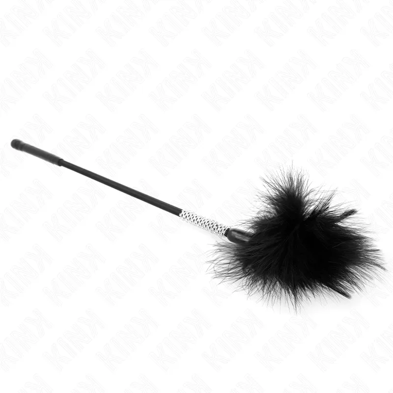 Kink - Tickle Feathers With Rhinestone Handle 50 Cm