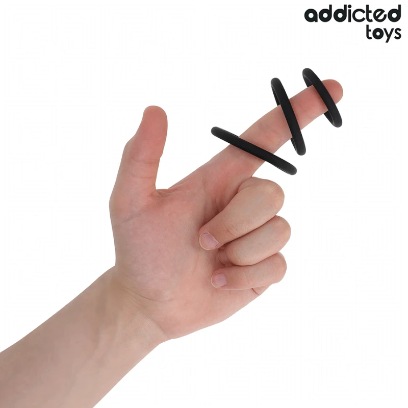 Addicted toys - set of silicone rings model 2 1