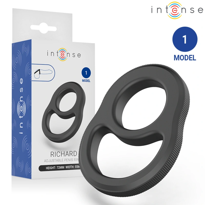 Intense - richard double penis ring model 1