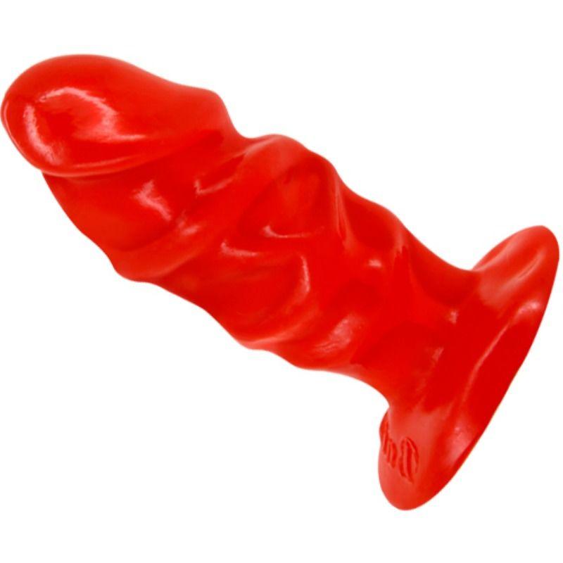 Baile Unisex Anal Plug With Suction Cup Red 3