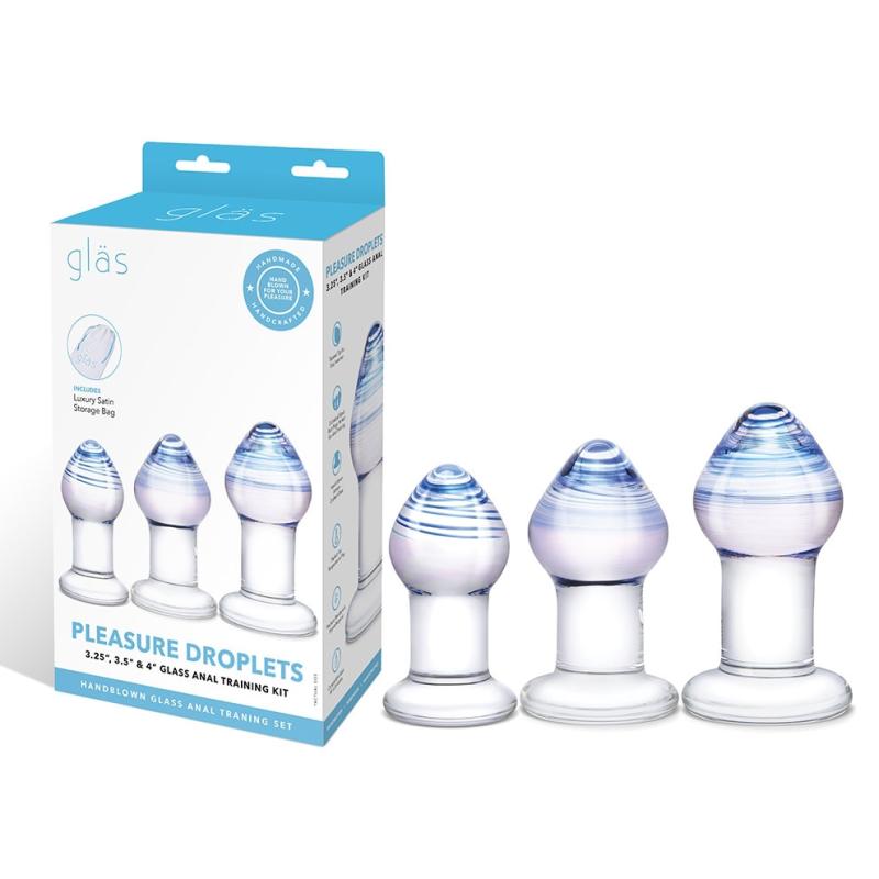 Glas - Pleasure Droplets Anal Training Kit 3 Pcs 1