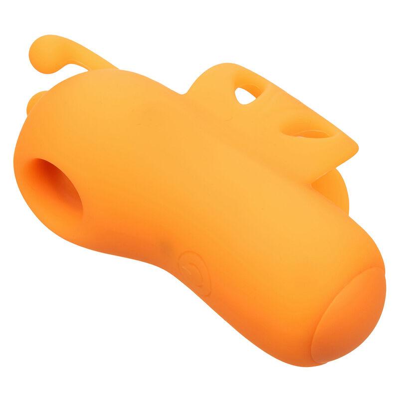 Calexotics - Neon Vibes The Buzzing Vibe Finger Stimulator 10 Vibrations Orange