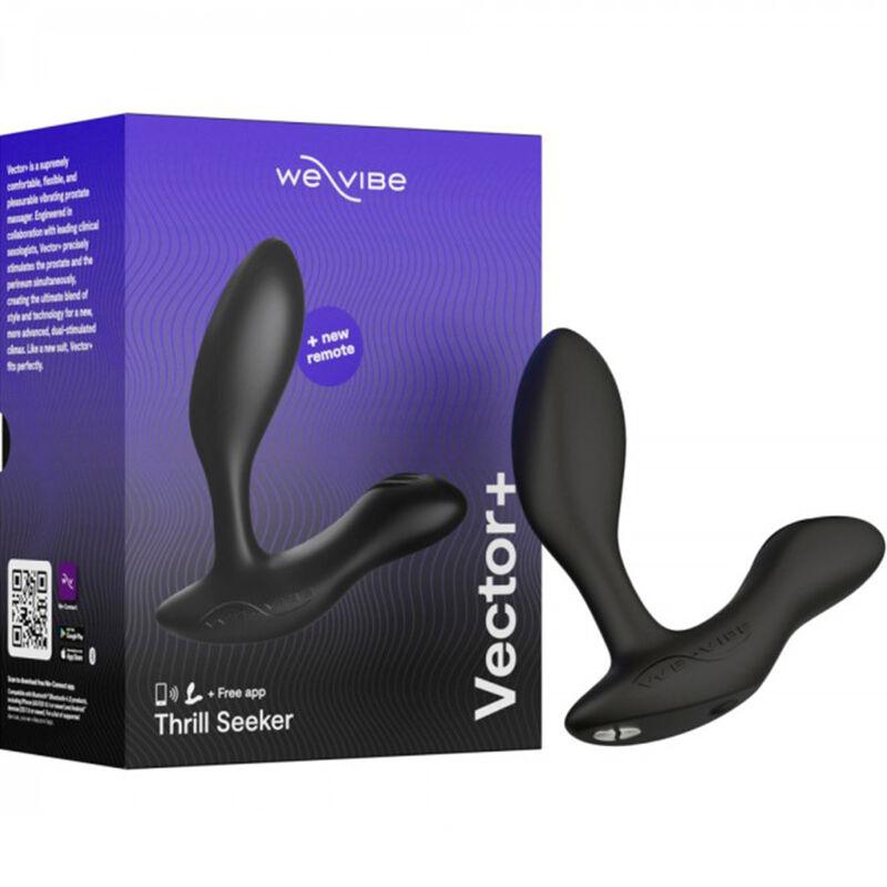 We-Vibe - Vector+ Vibrating Prostate Massager Black