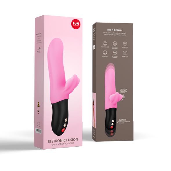 Fun Factory - Bi Stronic Fusion Dual Pulsator Candy Rose - Pulzátor / Vibrátor 4