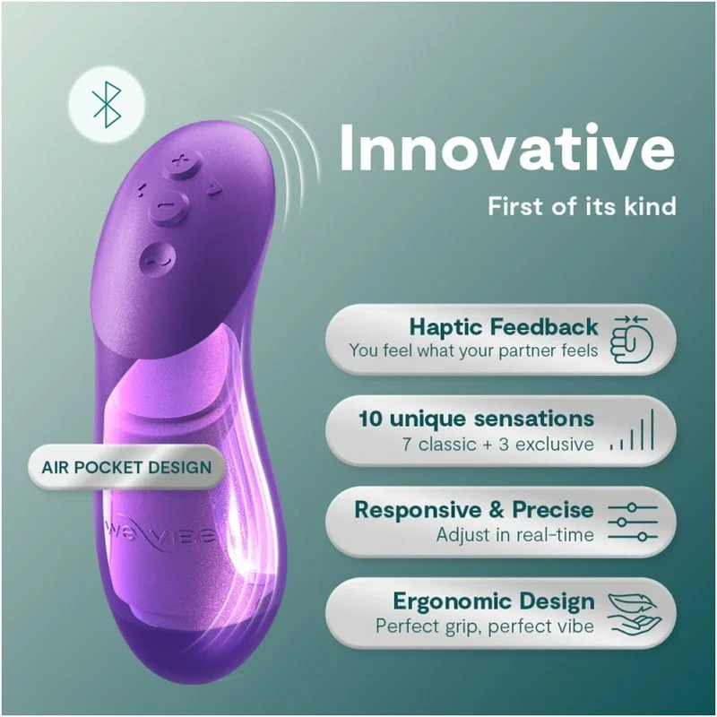We-vibe - chorus pro premium couples vibrator cosmic purple 3