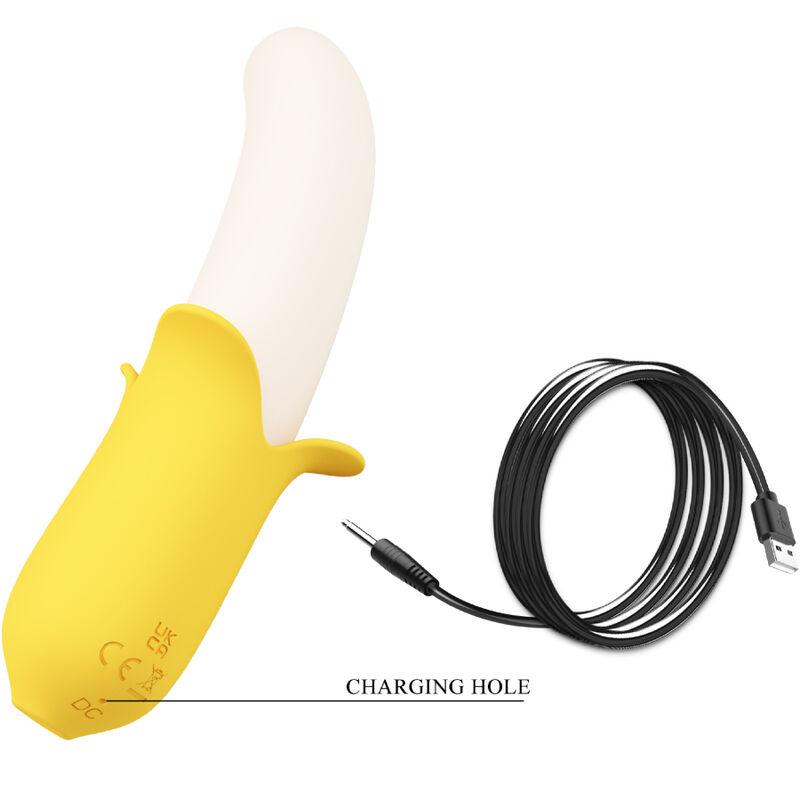 Pretty Love - Banana Geek Super Power 7 Vibration Settings Up&Down Silicone Black 4