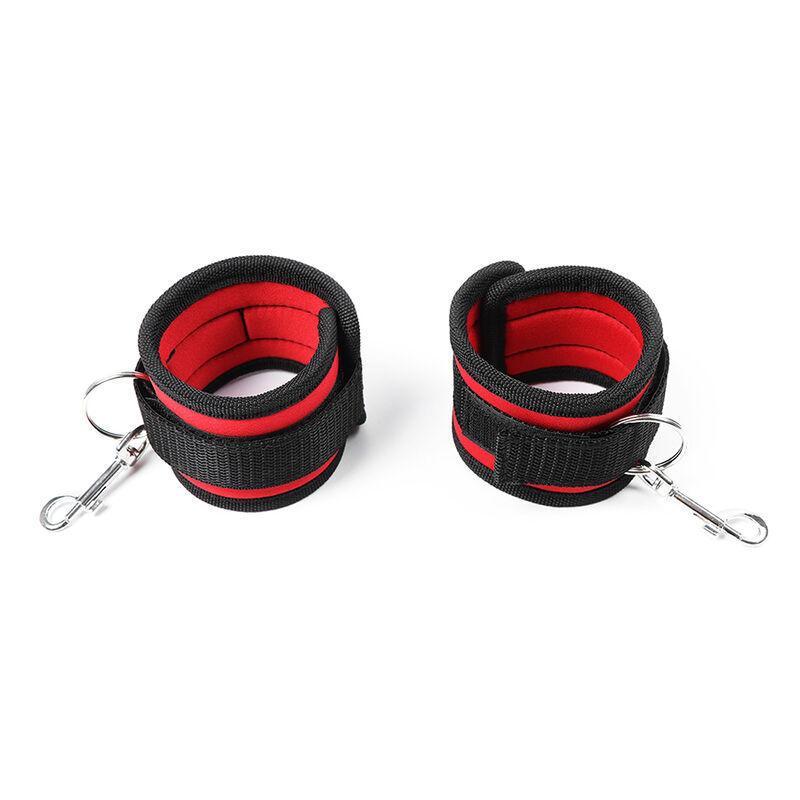 Ohmama Fetish Nylon Bind Hook And Loop Wrist Restraints 10