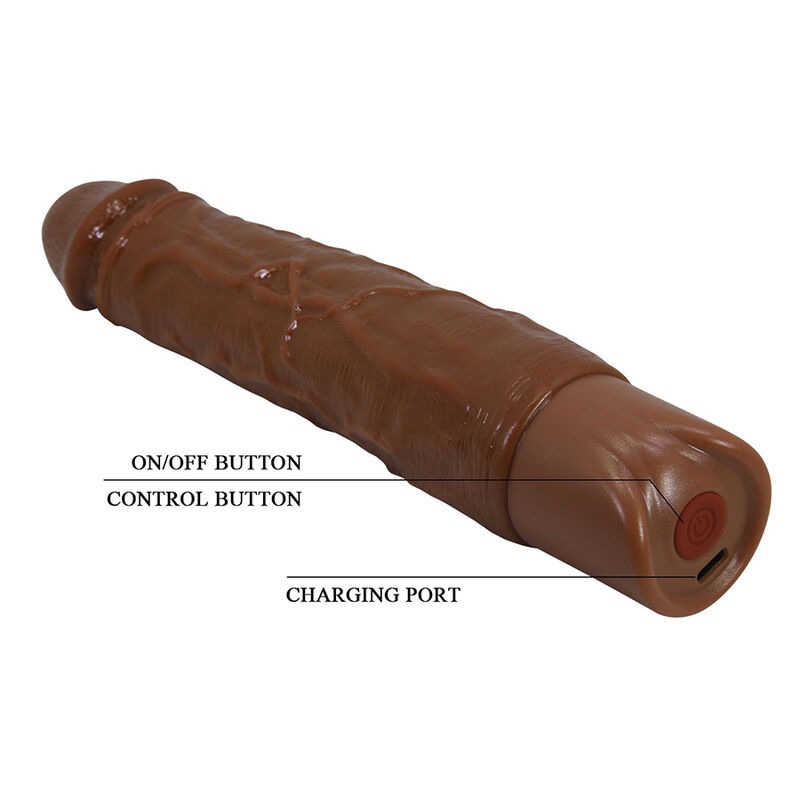 Pretty love - owen realistic vibrator 22.5 cm Ø 4.5 cm brown 7