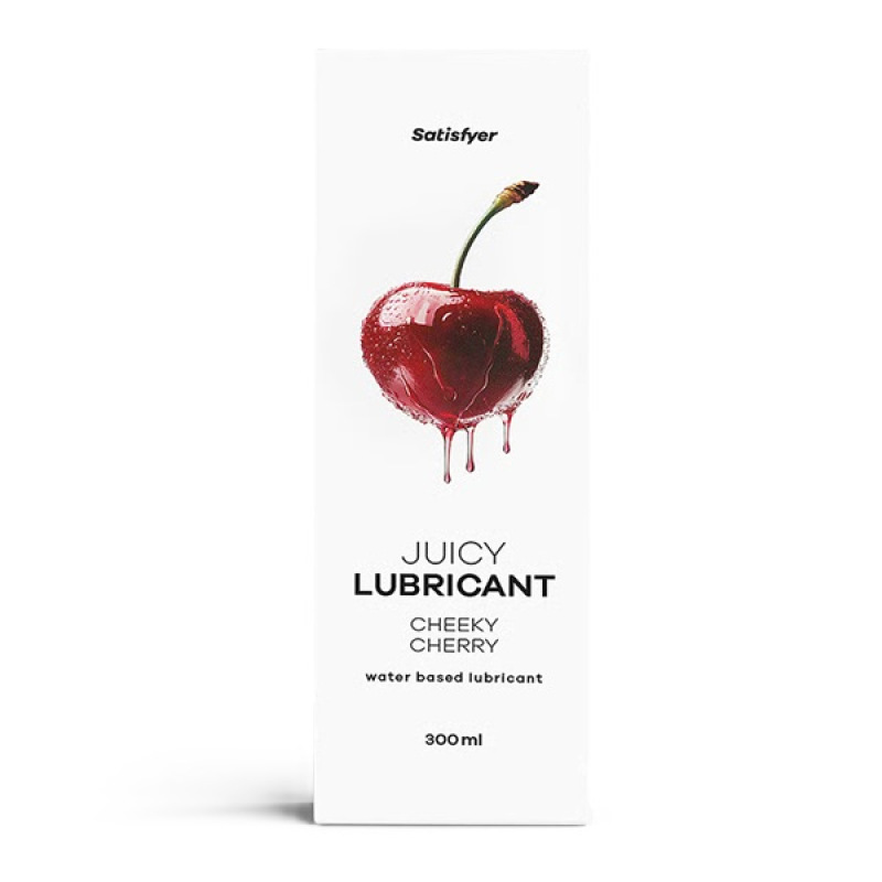 Satisfyer Juicy Lubricant Cheeky Cherry Waterbased 300ml - Lubrikant