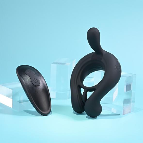 Playboy Pleasure - Triple Play Cockring Black 19