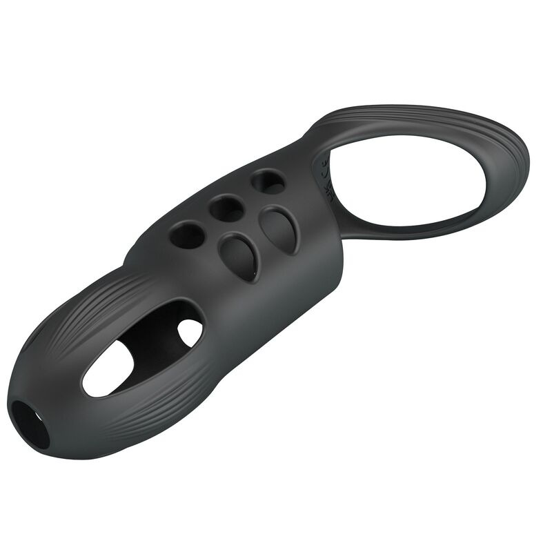 Pretty love - craig rechargeable vibrating penis ring black 5