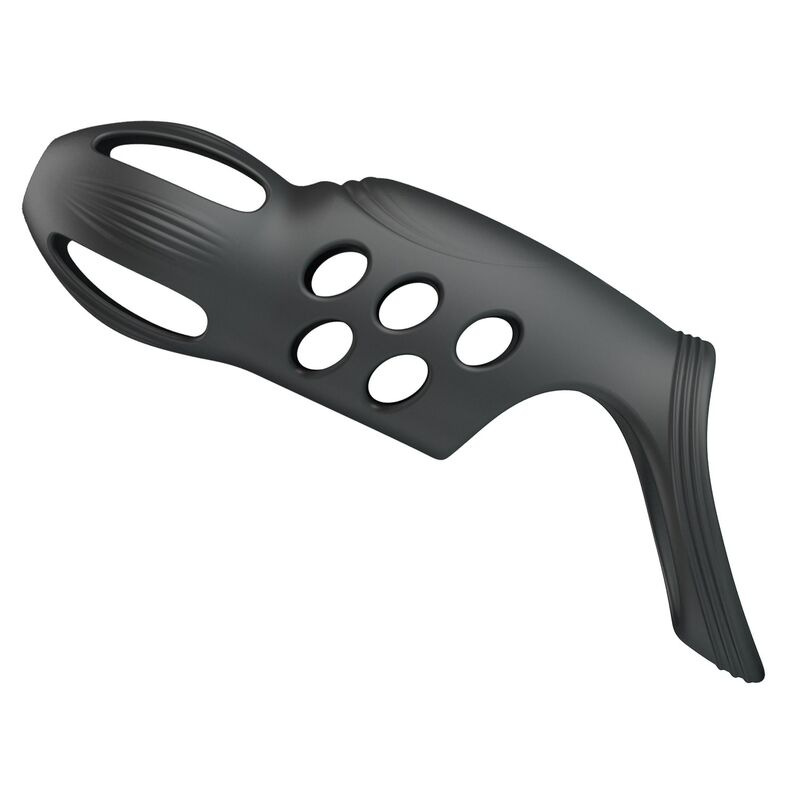 Pretty love - craig rechargeable vibrating penis ring black 3