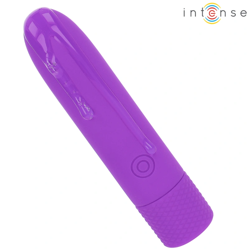 Intense - symone usb rechargeable vibrating bullet 8 vibrations purple 10 x 2.2 cm 2