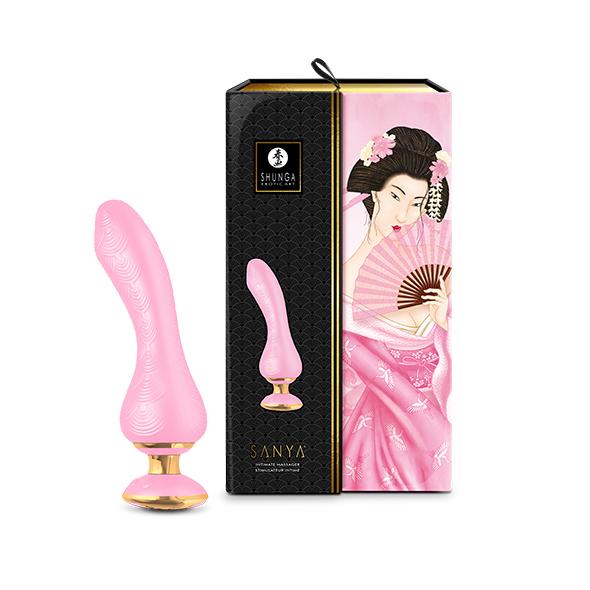 Shunga - Sanya Intimate Massager Light Pink - Vibrátor