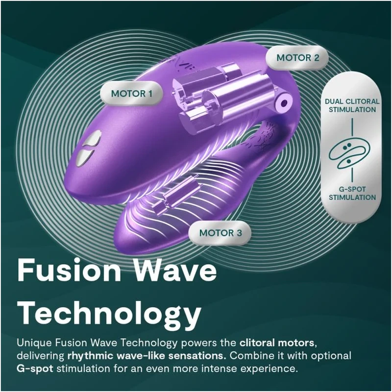 We-vibe - chorus pro premium couples vibrator cosmic purple 5