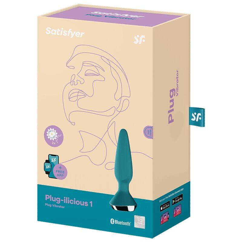 Satisfyer Plug Ilicious 1 Plug Vibrator - Green 4