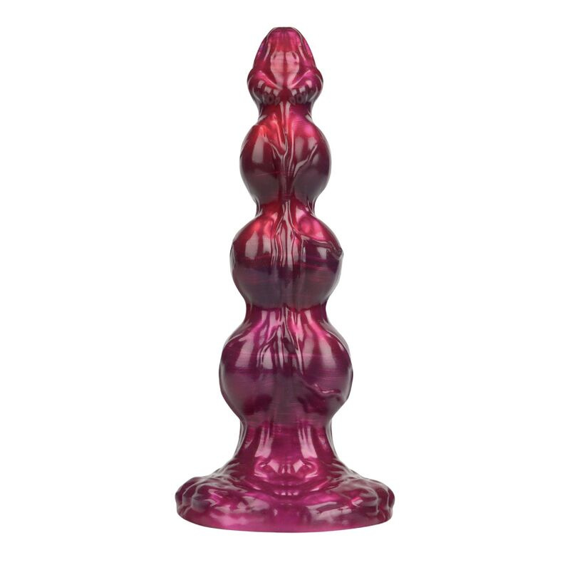 Power monsters - primal beastlord pink translucent fantasy silicone dildo 26 cm Ø 5 cm 1