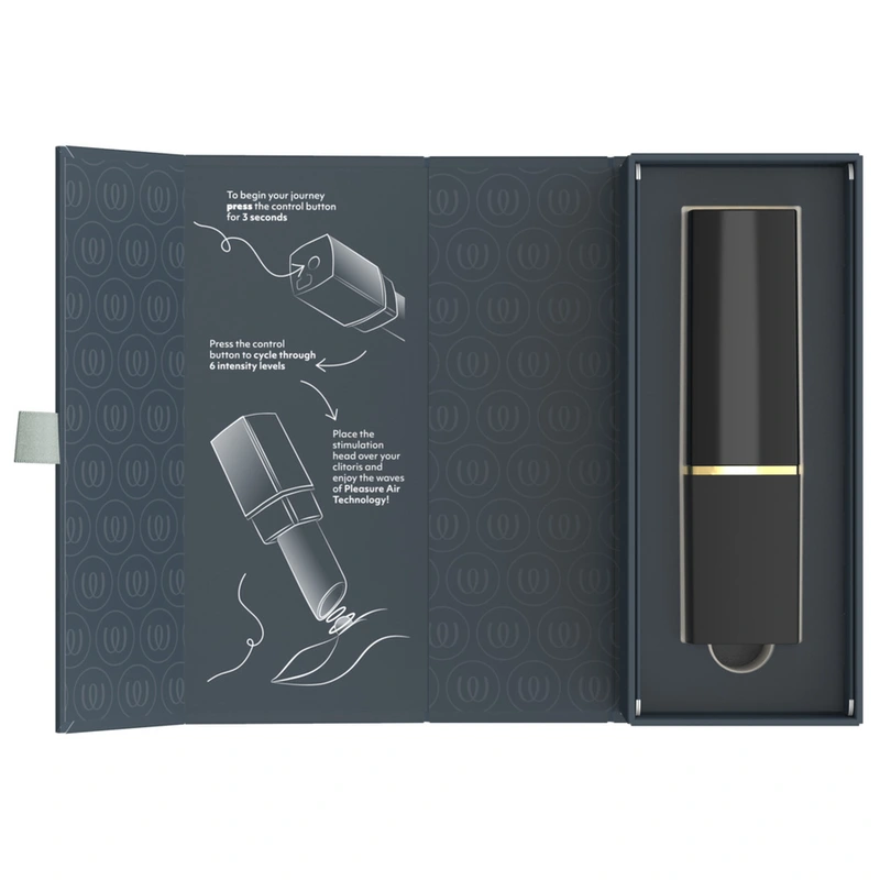 Womanizer - beauty suction clitoral stimulator 6 intensity levels black and gold 11