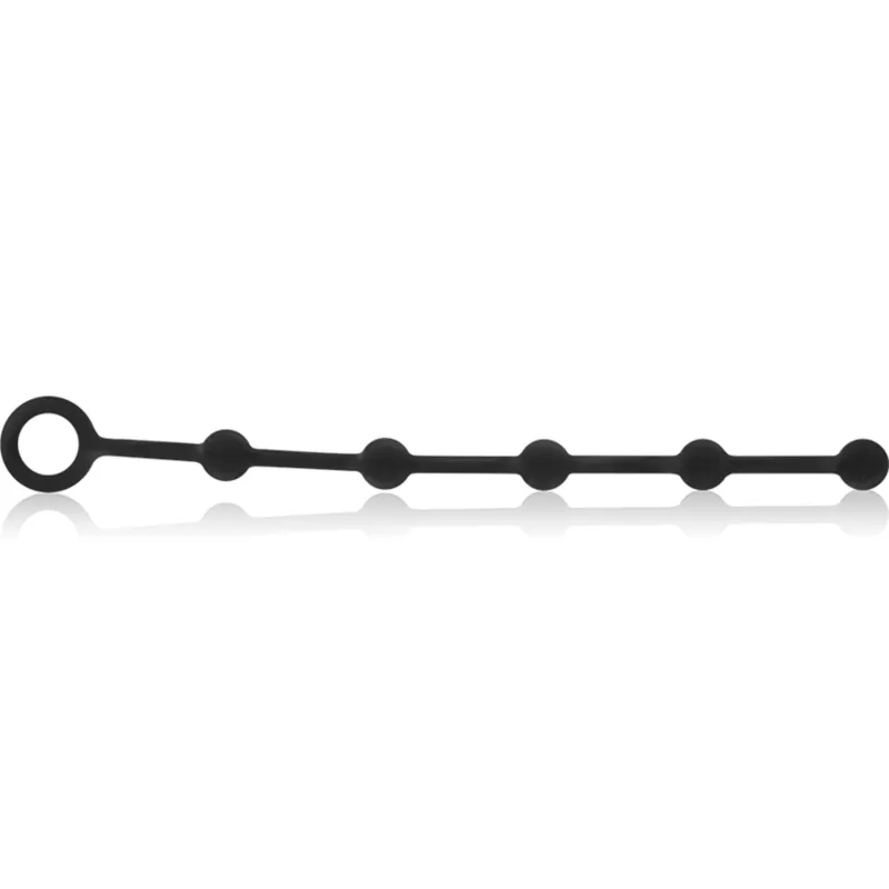 Black&Silver - Korg Silicone Anal Chain 23 Cm - Análne Guličky 2