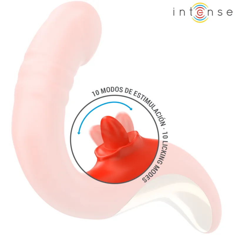 Intense - paulina vibrator and stimulator in u shape red 5