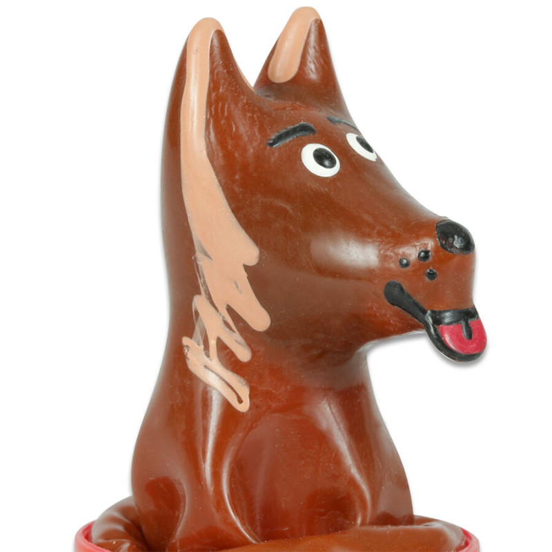 Condomerie - handpainted novelty condoms dog 1