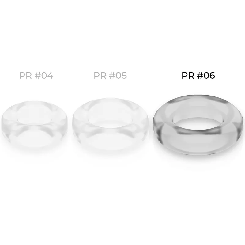 Powering Super Flexible Resistant Ring  5.5cm Pr06 Clear