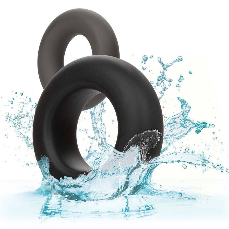 Calexotics - alpha prolong set of 2 ring grey 6