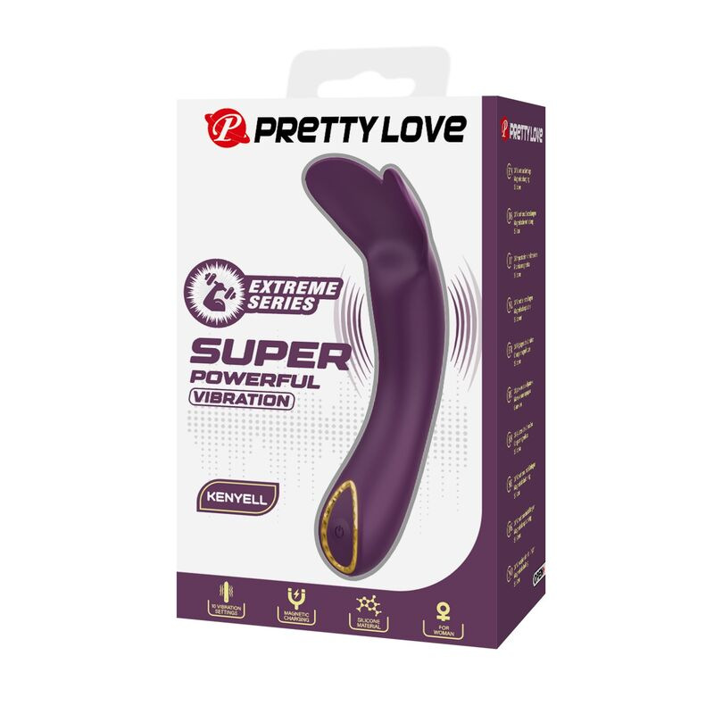 Pretty love - kenyell rechargeable vibrator 10 functions purple 2