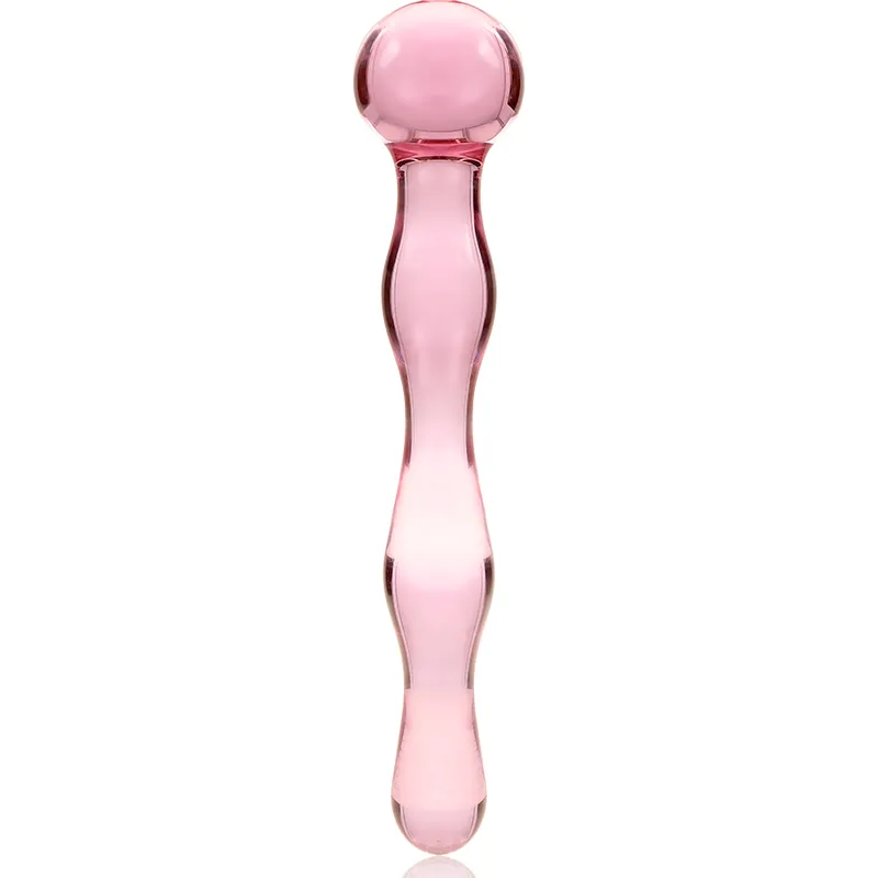 Nebula Series By Ibiza - Model 13 Dildo Borosilicate Glass 18 X 3.5 Cm Pink