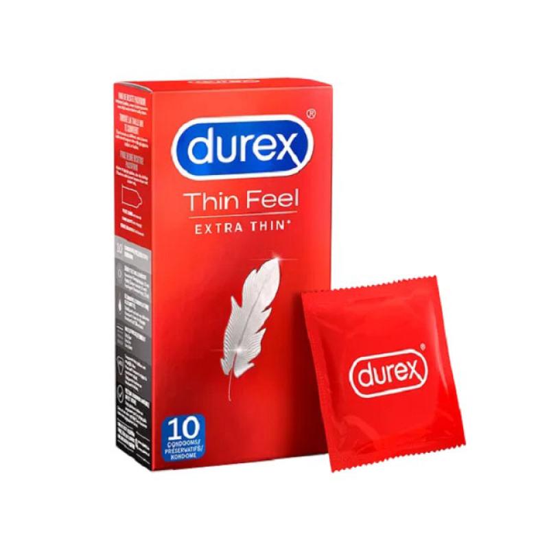 Durex - Thin Feel Extra Thin Condoms 10 Pcs