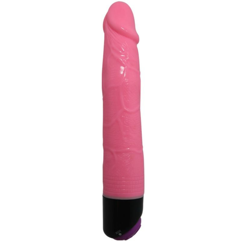 Baile - colorful sex realistic vibrator pink 23 cm 2