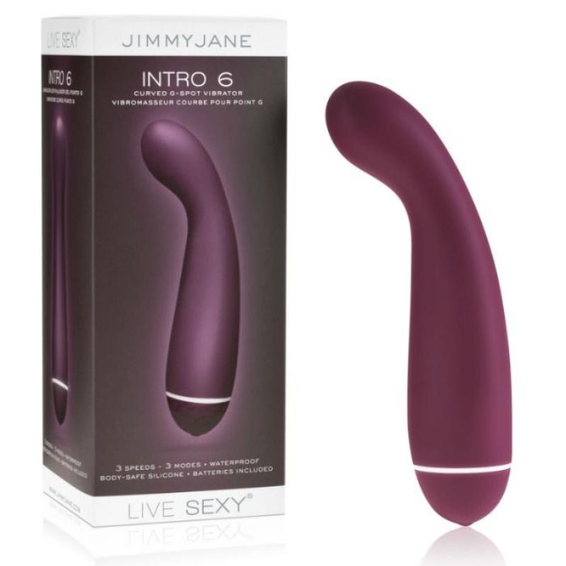 Jimmyjane - Intro 6 Curved G Spot Vibrator - Magenta