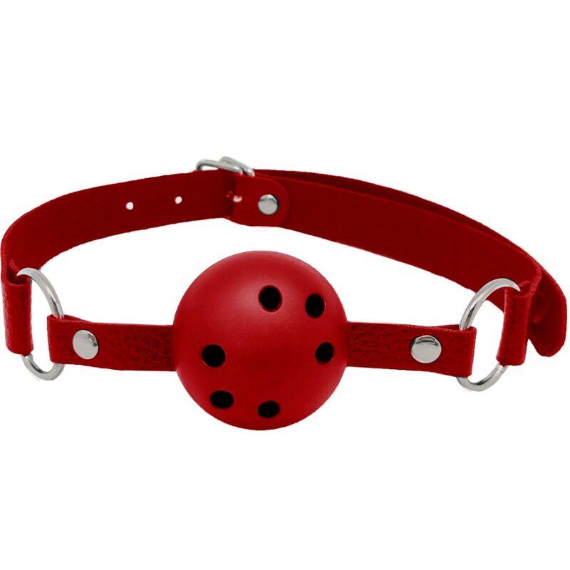 Alive - Discretion Breathable Gag Red