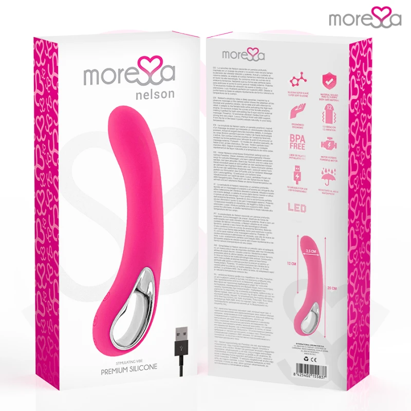 Amoressa Nelson Premium Silicone Rechargeable 6